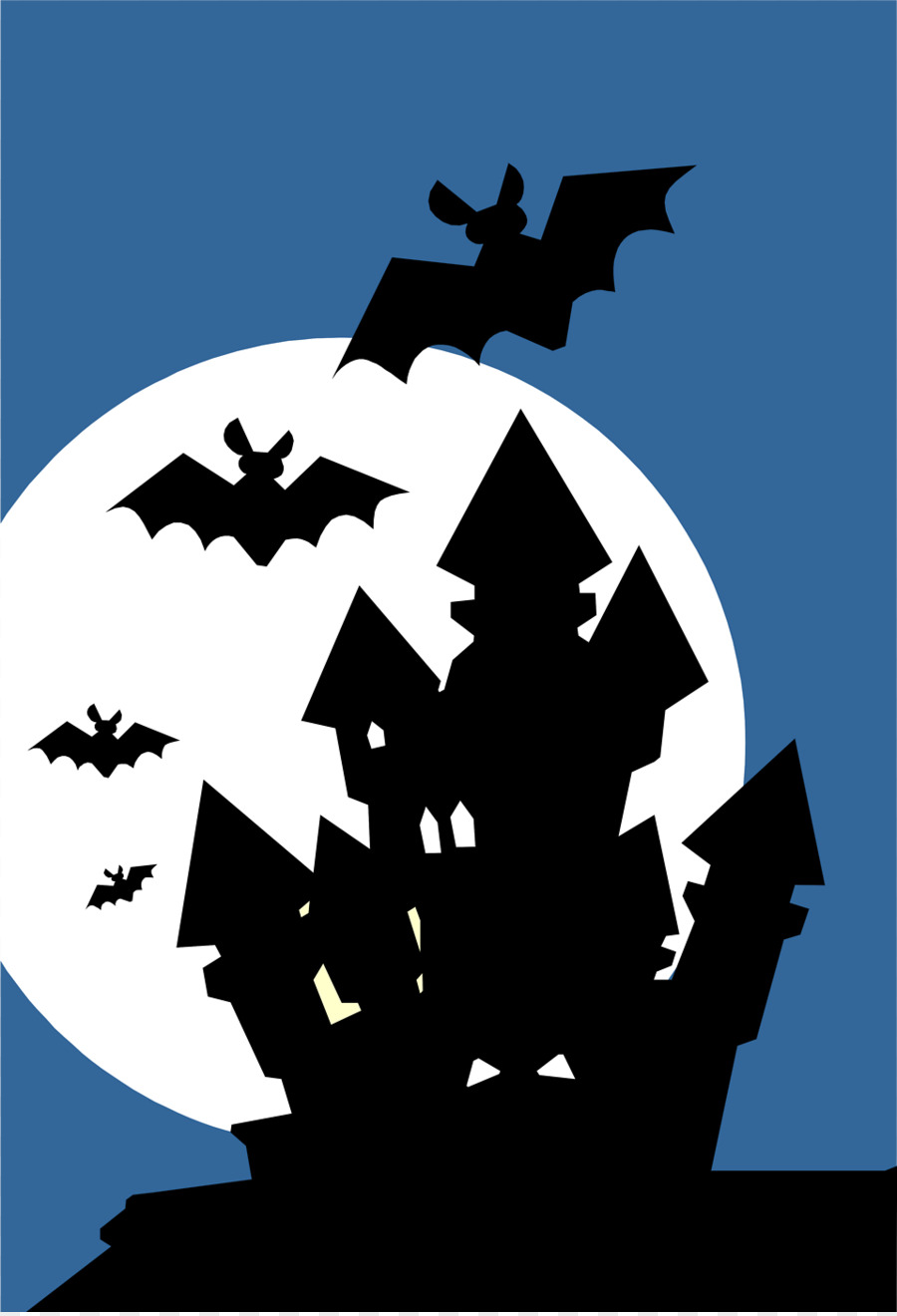 Halloween Trick-or-treating Wallpaper - Picture Of A Haunted House png download - 958*1401 - Free Transparent Halloween  png Download.