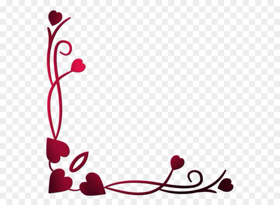 Heart Clip Art Border Designs