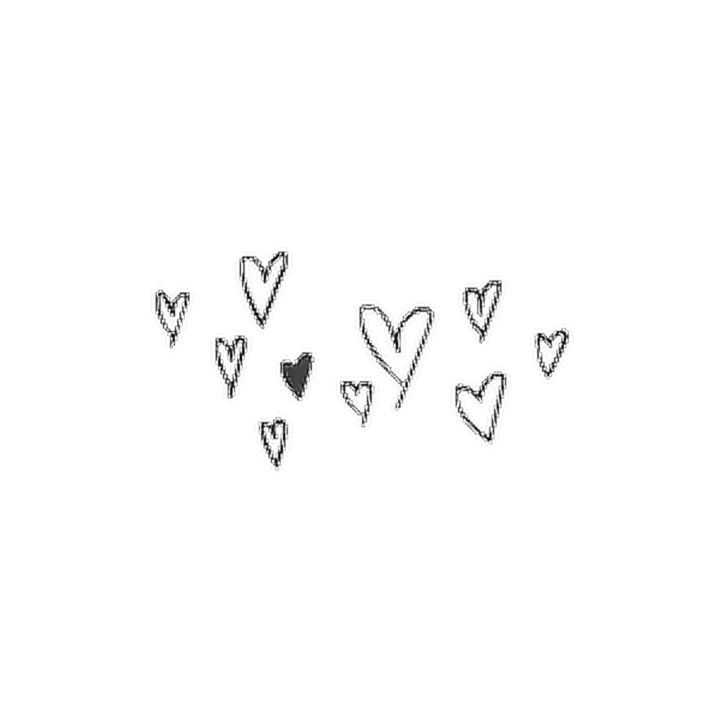 Vincent Drawing Doodle Heart - aesthetic dividing line png download ...