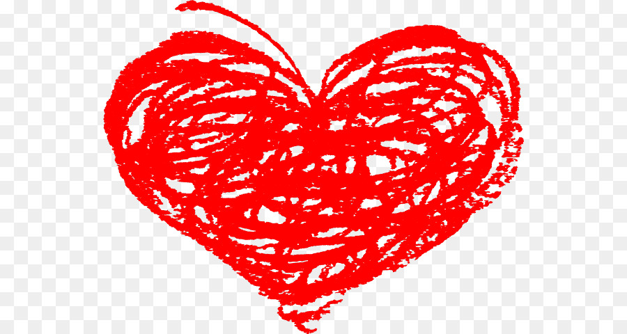 Heart Doodle Clip art - Scribble png download - 604*480 - Free Transparent  png Download.