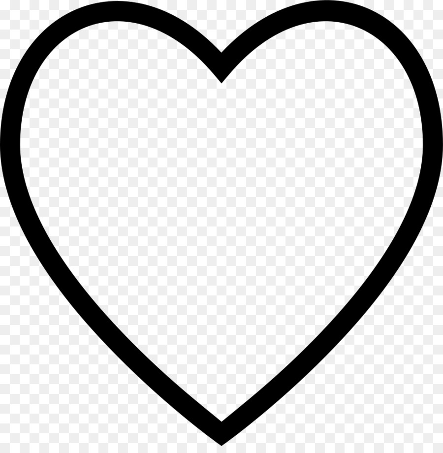 Heart Symbol Computer Icons Clip art - Heart outline png download - 980*986 - Free Transparent  png Download.