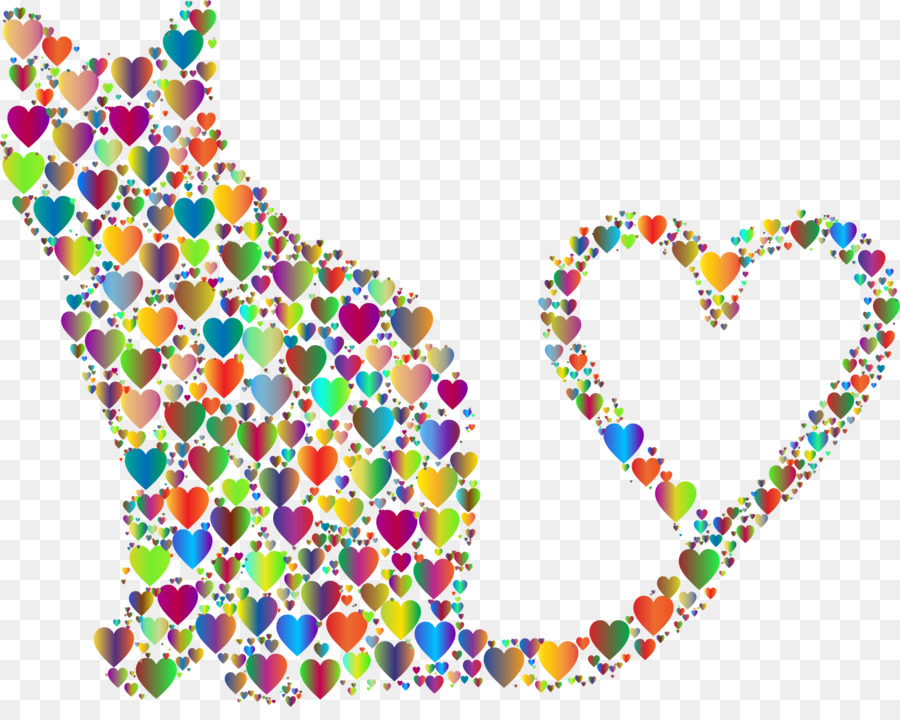 Cat Heart Tail Clip art - heart silhouette png download - 2301*1808 - Free Transparent Cat png Download.
