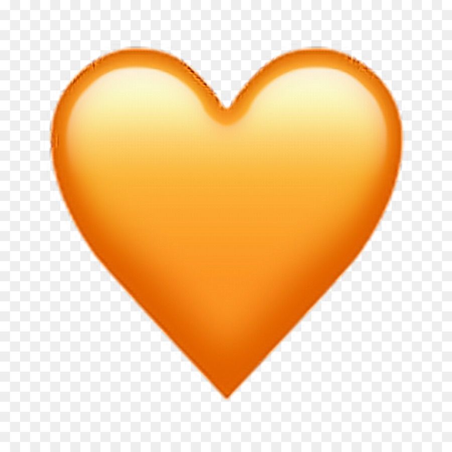 Emoji Heart Vector graphics Clip art Image - naranja background png download - 1024*1024 - Free Transparent Emoji png Download.