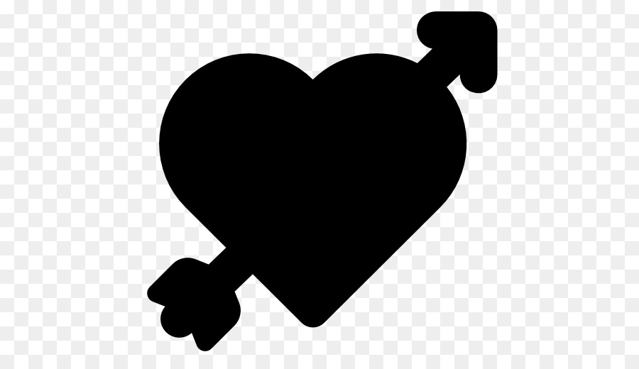 Heart Computer Icons Arrow Clip art - through png download - 512*512 - Free Transparent  png Download.