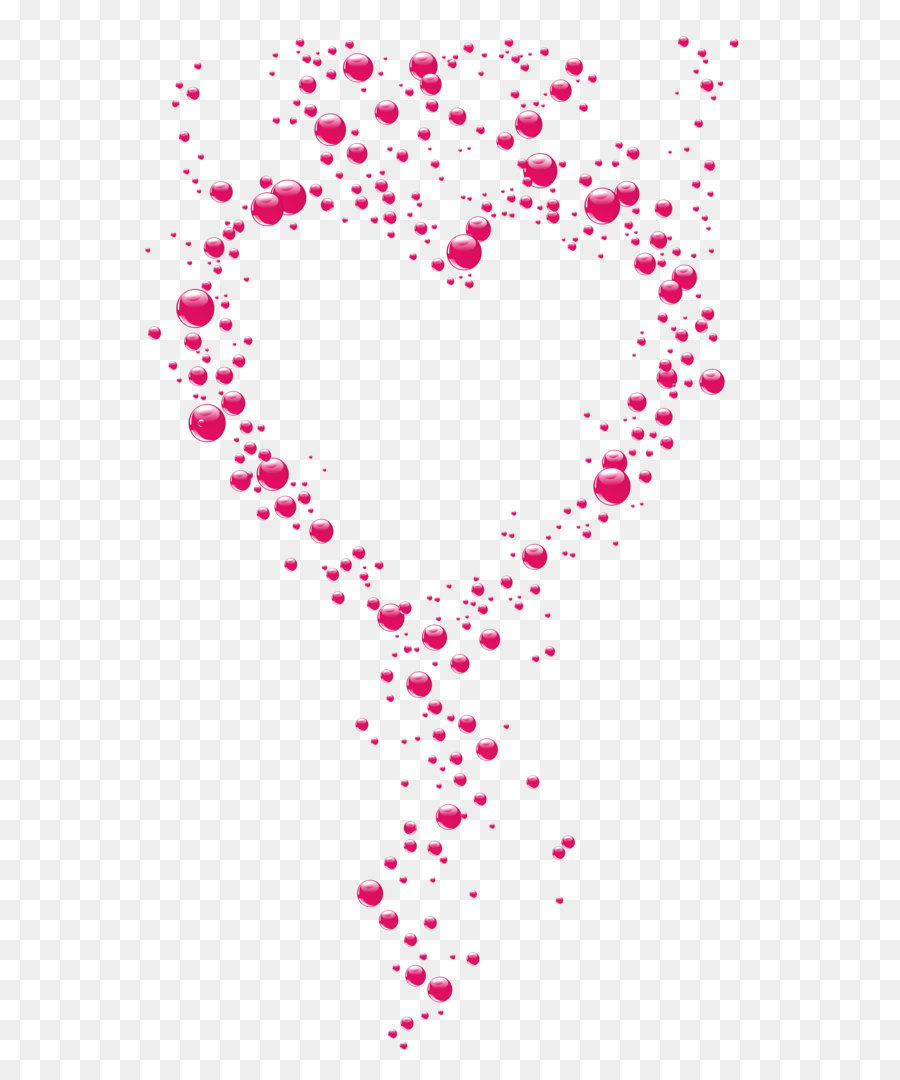 Heart Clip art - Transparent Pink Bubble Heart PNG Clipart png download - 2000*3286 - Free Transparent  png Download.