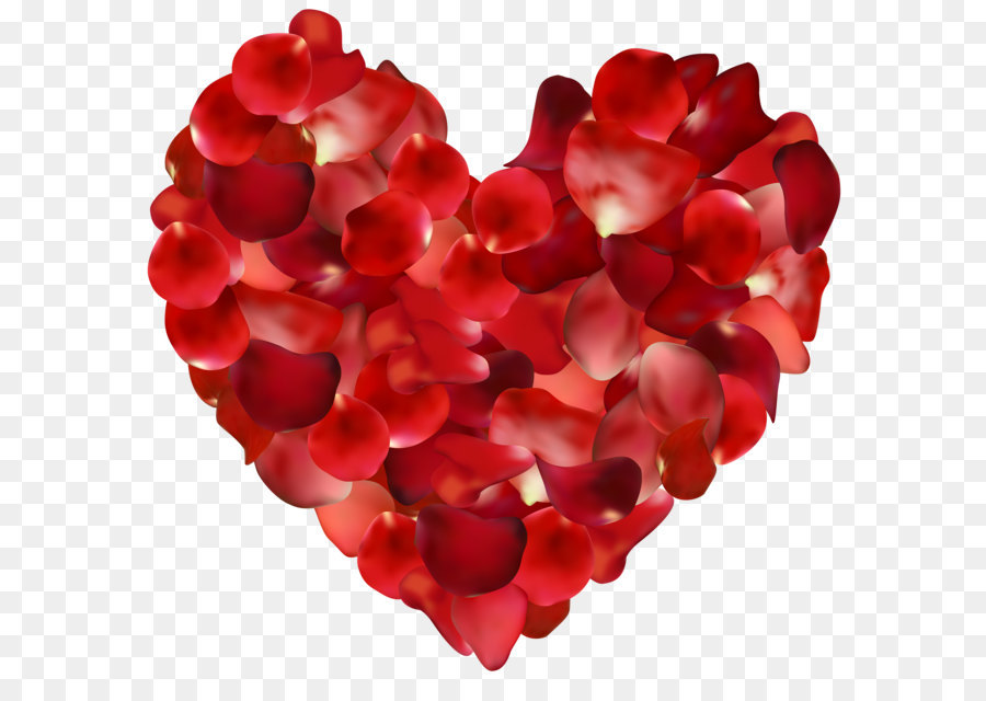 Petal Rose Heart Clip art - Rose Petals Hearts Transparent PNG Clip Art Image png download - 5000*4778 - Free Transparent Centifolia Roses png Download.