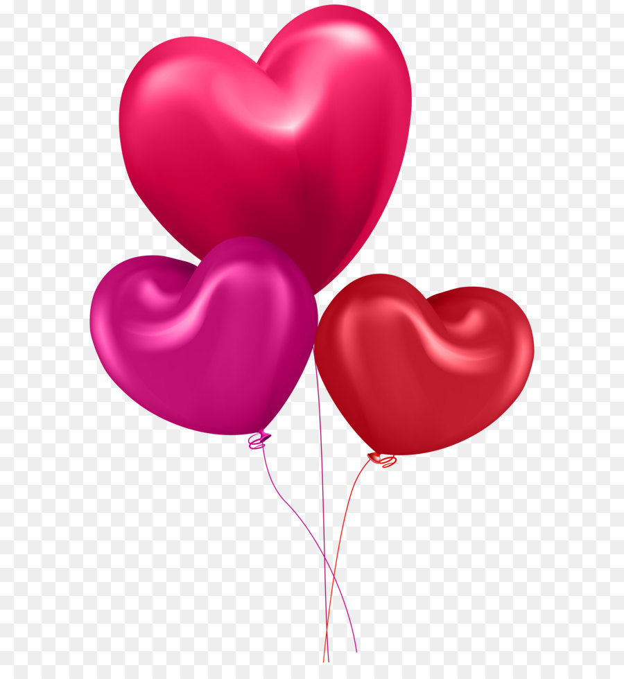 Heart Clip art - Balloon Hearts Transparent Clip Art png download - 5400*8000 - Free Transparent  png Download.