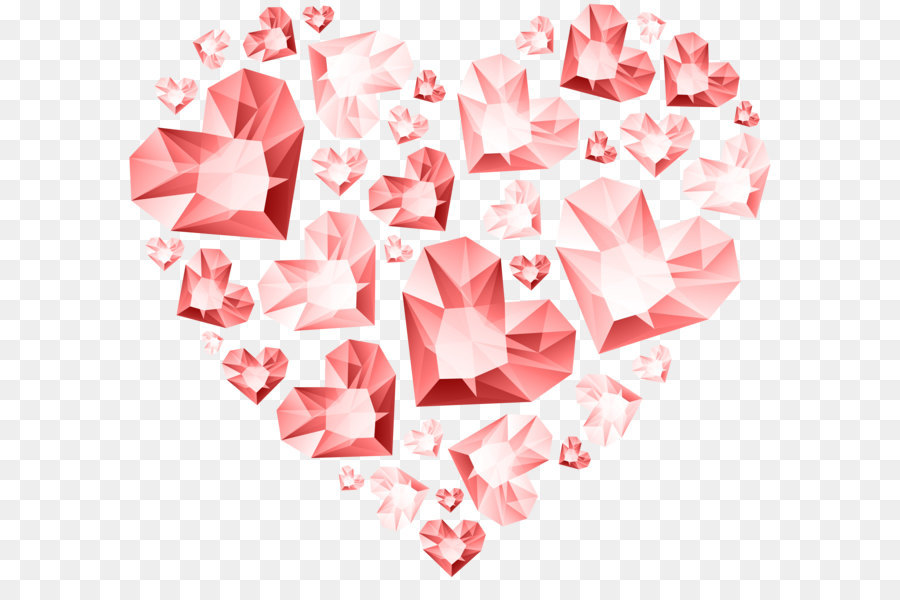 Heart Clip art - Red Hert of Diamond Hearts Transparent Clip Art png download - 8000*7149 - Free Transparent Rasterisation png Download.