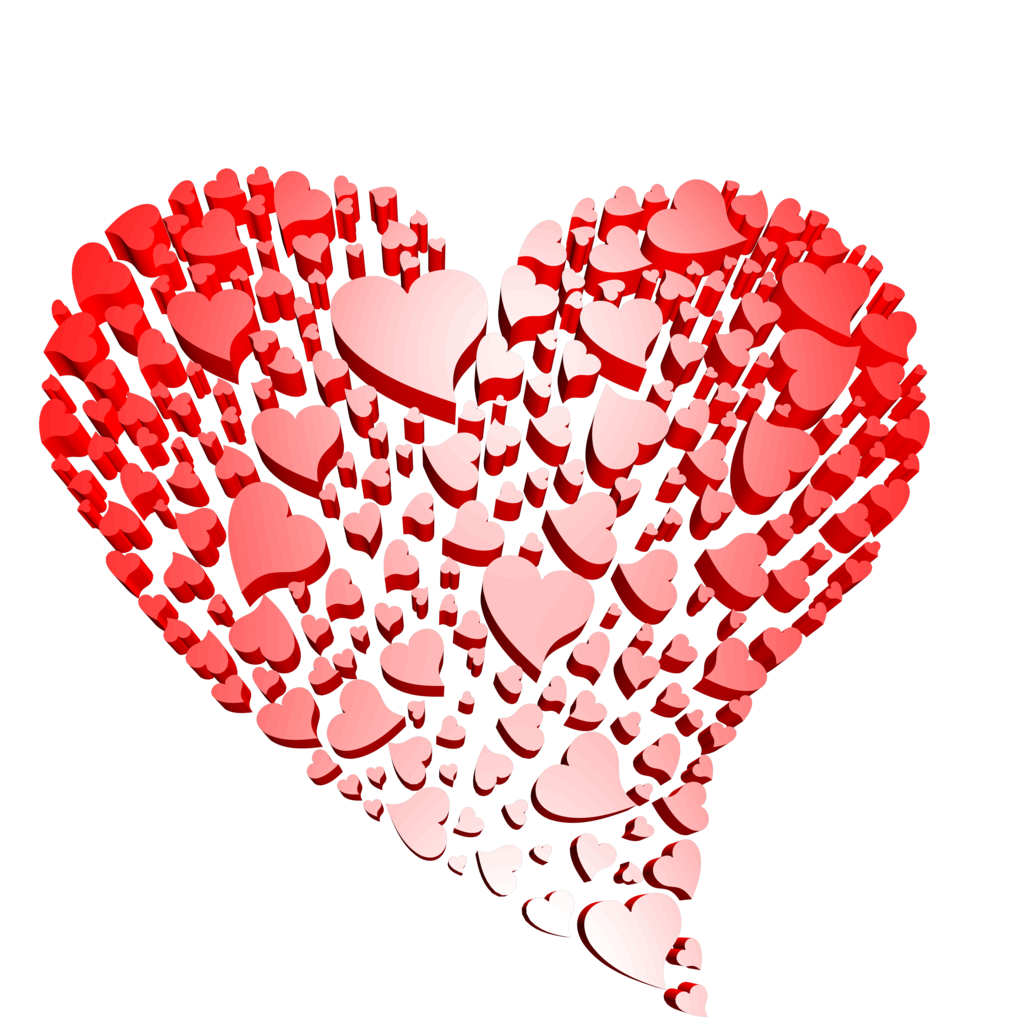 Hearts Background png download - 1024*1024 - Free Transparent