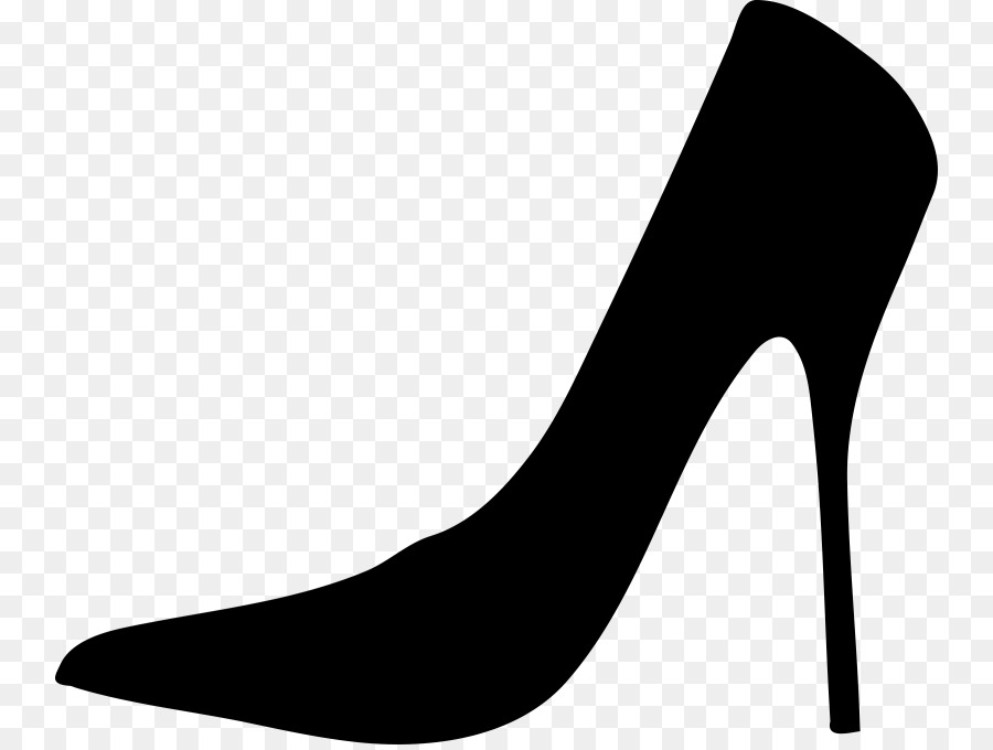 High-heeled shoe Sneakers Clip art - Silhouette png download - 800*675 - Free Transparent  png Download.