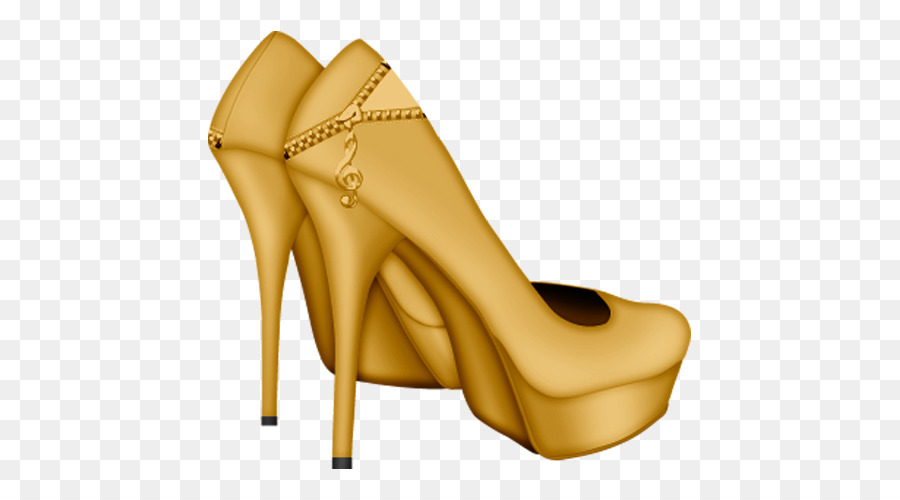 Shoe High-heeled footwear Clip art - A pair of high heels png download - 600*500 - Free Transparent Shoe png Download.