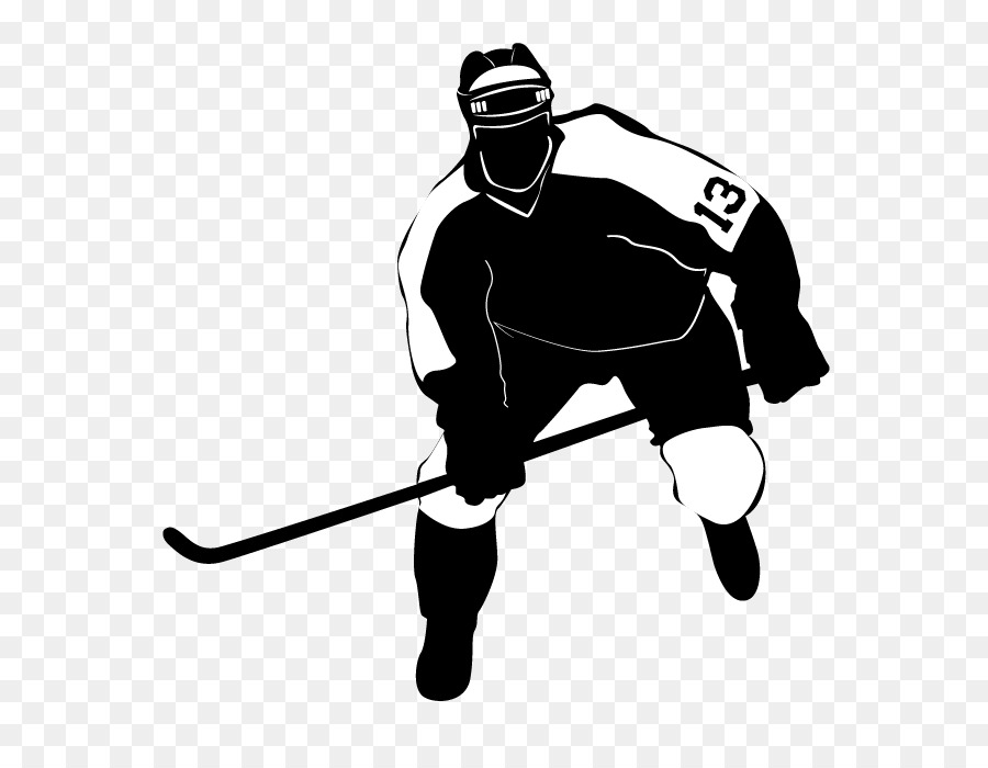 Sticker Ice hockey Glass Wall decal Sport - Single-row vector hockey player png download - 739*695 - Free Transparent Sticker png Download.
