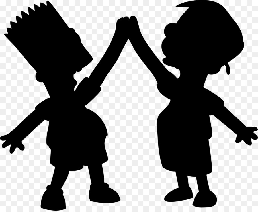 Silhouette Drawing Stock photography Holding hands -  png download - 989*808 - Free Transparent Silhouette png Download.