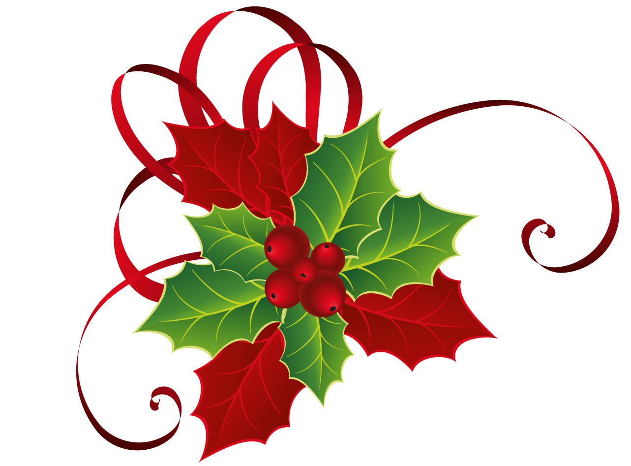 Holly Mistletoe Christmas Clip Art Mistletoe Cliparts Png Download