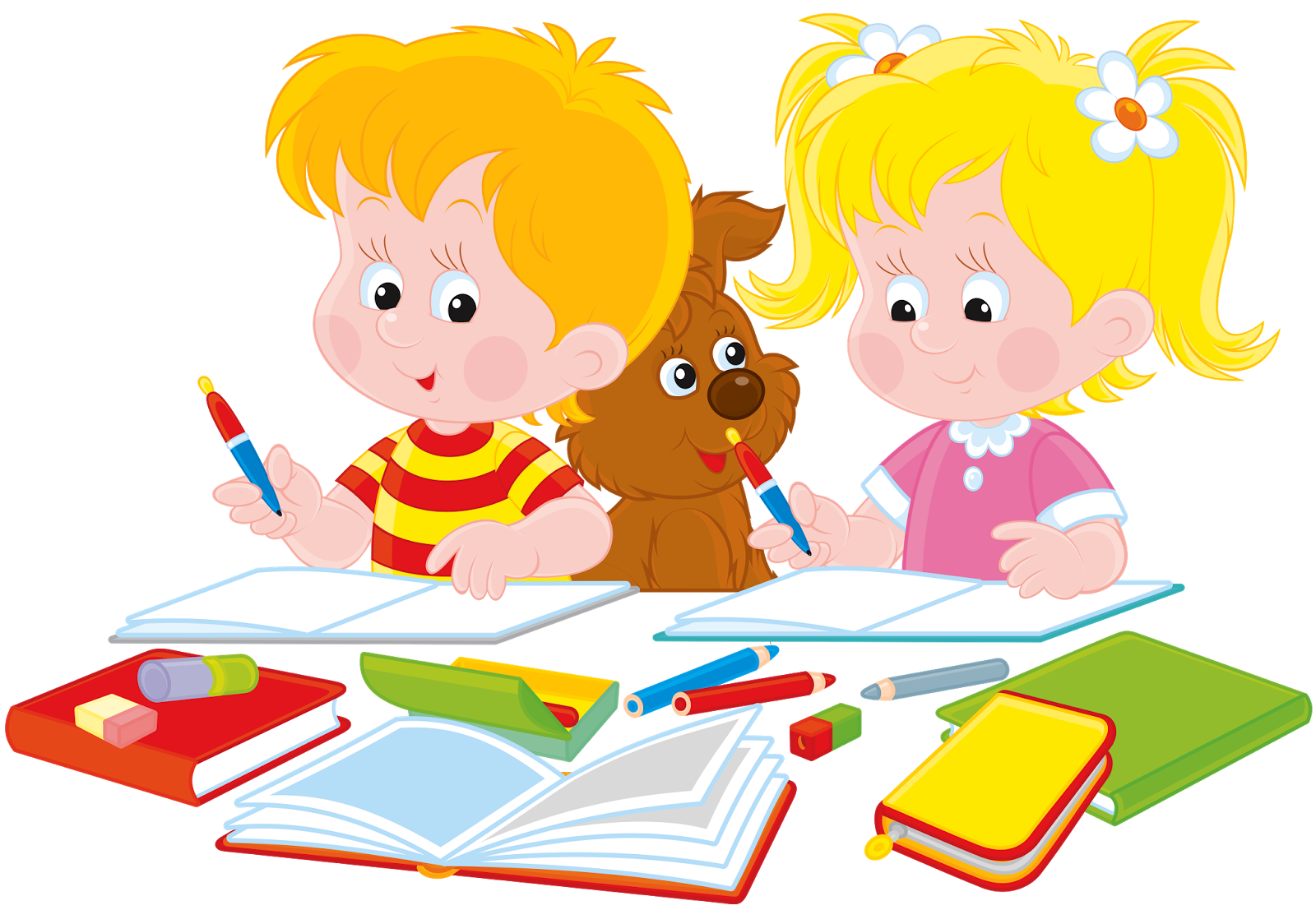 Homework student writing clip art student png download 1600 1107