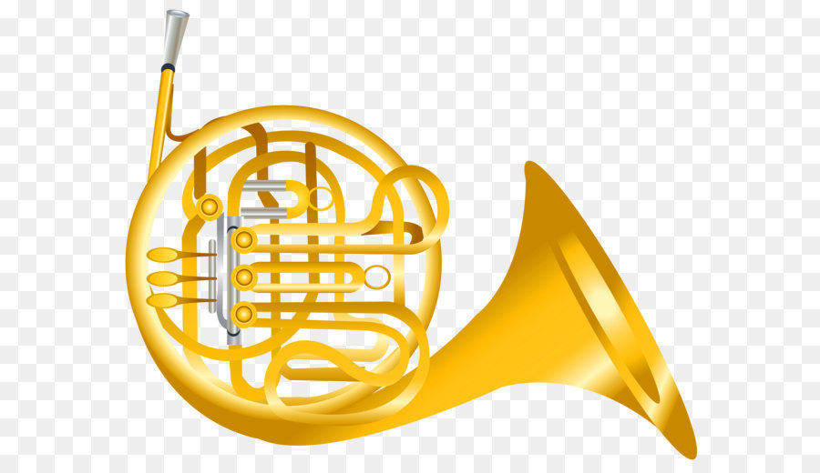 French horn Clip art - French Horn Transparent PNG Clipart png download - 4086*3252 - Free Transparent  png Download.