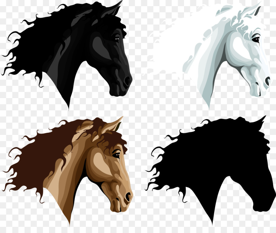 Horse Stallion Pony Silhouette - Horsehead png download - 1000*823 - Free Transparent Horse png Download.