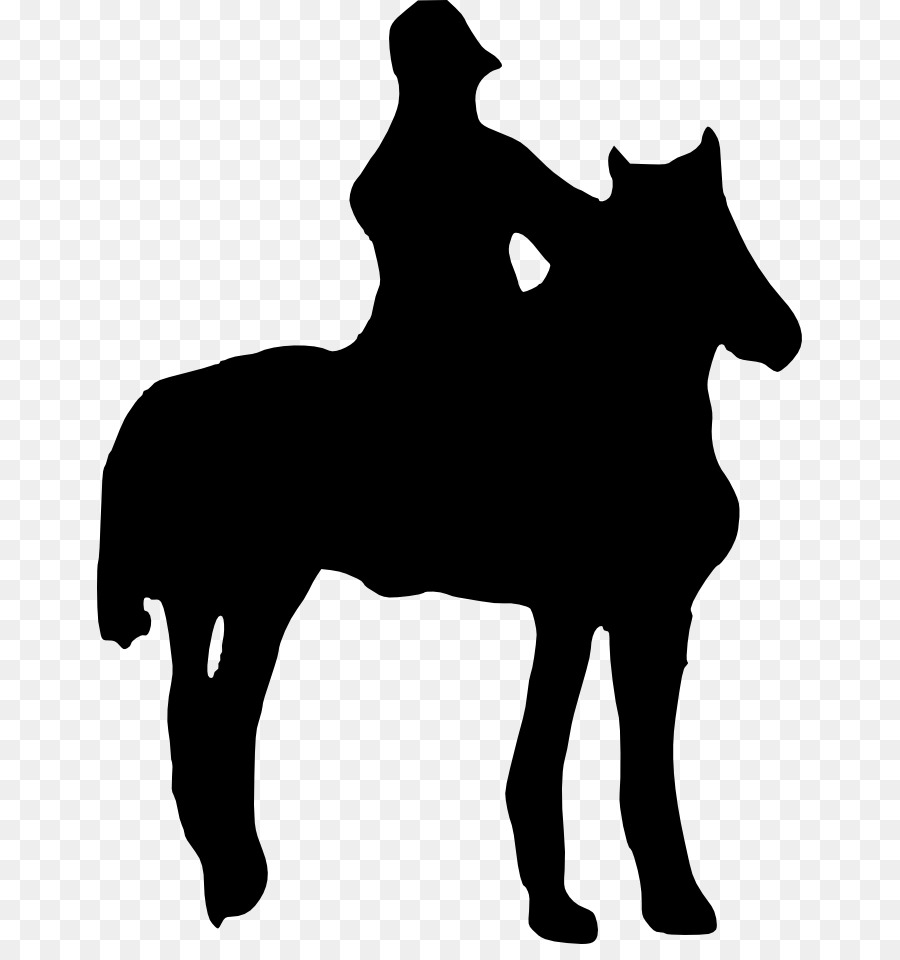 Silhouette Horse Pony Clip art - horse riding png download - 705*944 - Free Transparent Silhouette png Download.