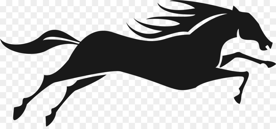Horse Silhouette Clip art - horse png download - 2386*1092 - Free Transparent Horse png Download.