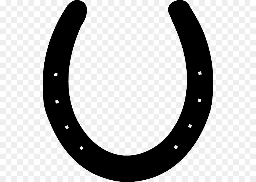 Horseshoe Silhouette Clip art - horse png download - 600*640 - Free Transparent Horse png Download.