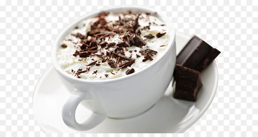 Hot chocolate Cream Caffxe8 mocha Milk - White ceramic cup of hot cocoa chocolate chips png download - 700*467 - Free Transparent Hot Chocolate png Download.