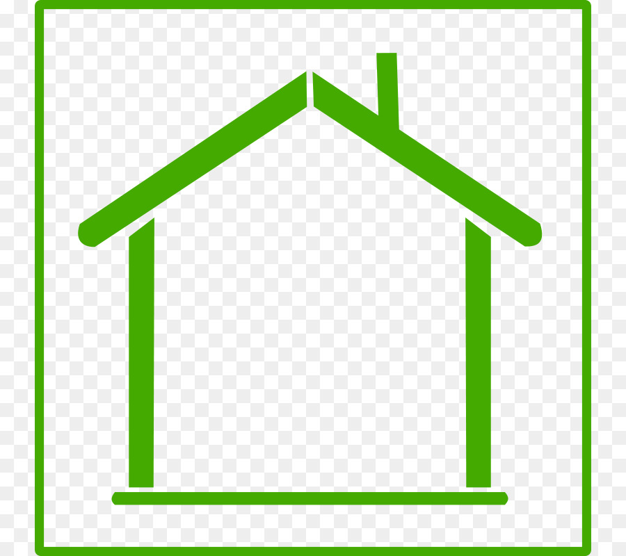 Green home House Favicon Icon - Outline Of House png download - 800*800 - Free Transparent Green Home png Download.