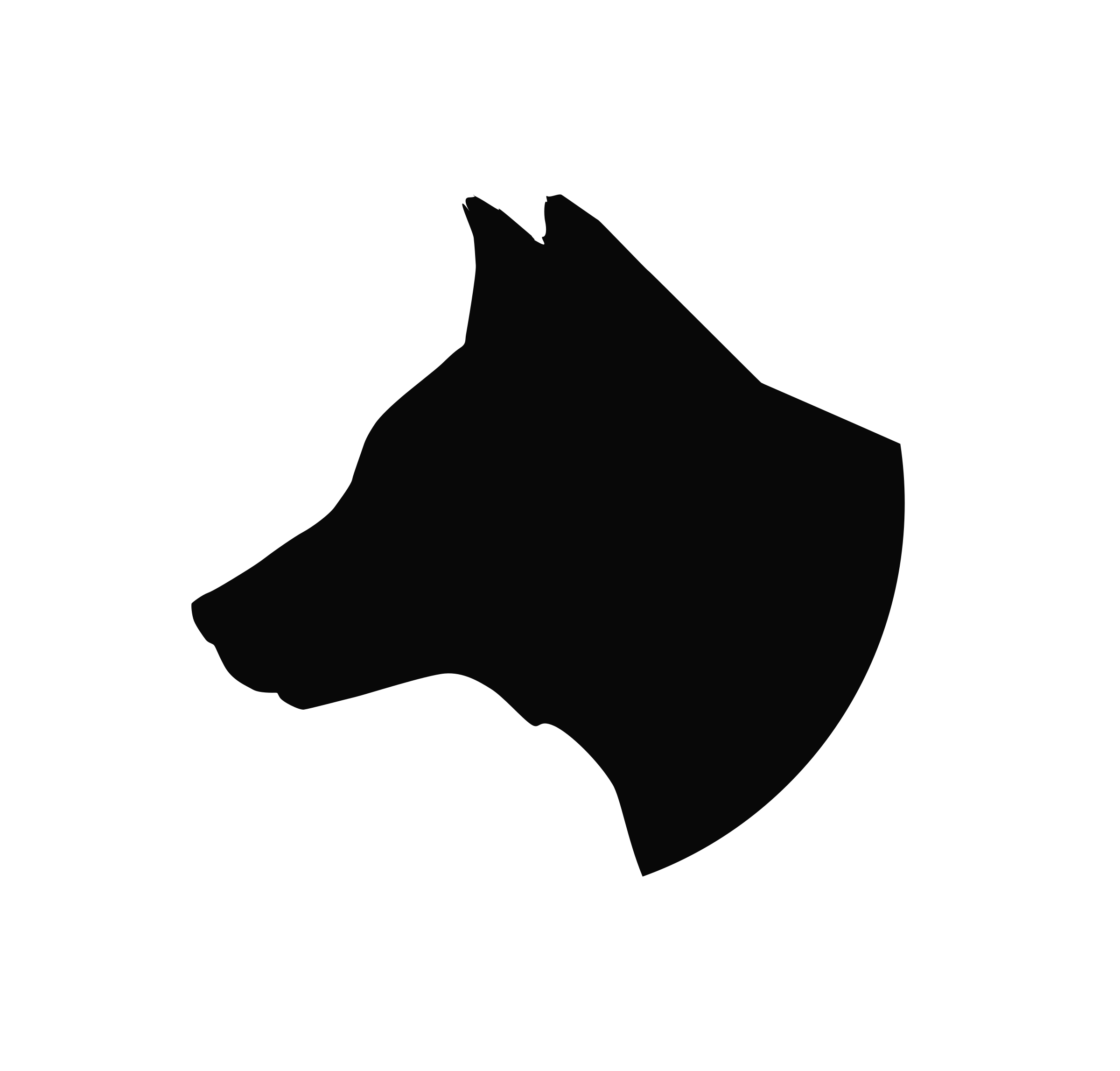 Silhouette Gray wolf Clip art - mean dog png download - 2400*2294 ...