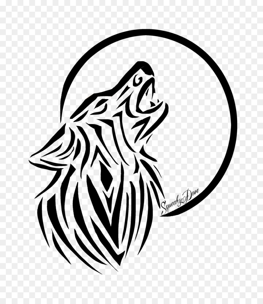 Free Howling Wolf Silhouette Tattoo, Download Free Howling Wolf ...