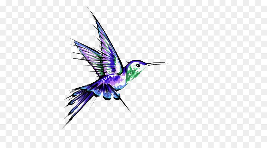Hummingbird Tattoo Black-and-gray - Hummingbird Tattoos Transparent png download - 500*500 - Free Transparent Hummingbird png Download.