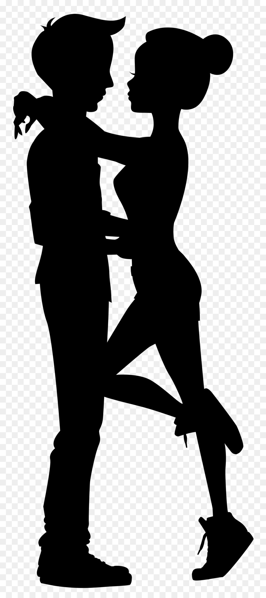 Husband And Wife Silhouette
