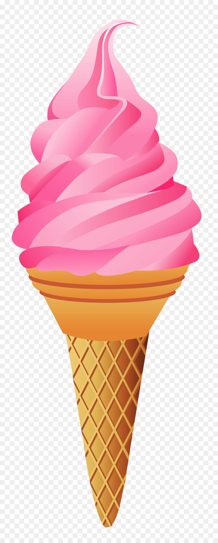 Ice cream cone Strawberry ice cream Clip art - Cream Cliparts png download - 1479*3651 - Free Transparent Ice Cream png Download.