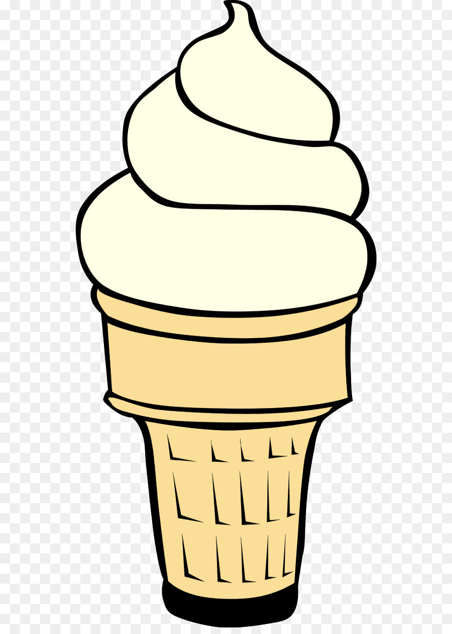 Strawberry ice cream Soft serve Clip art - Vanilla Cliparts png download - 600*1247 - Free Transparent Ice Cream png Download.
