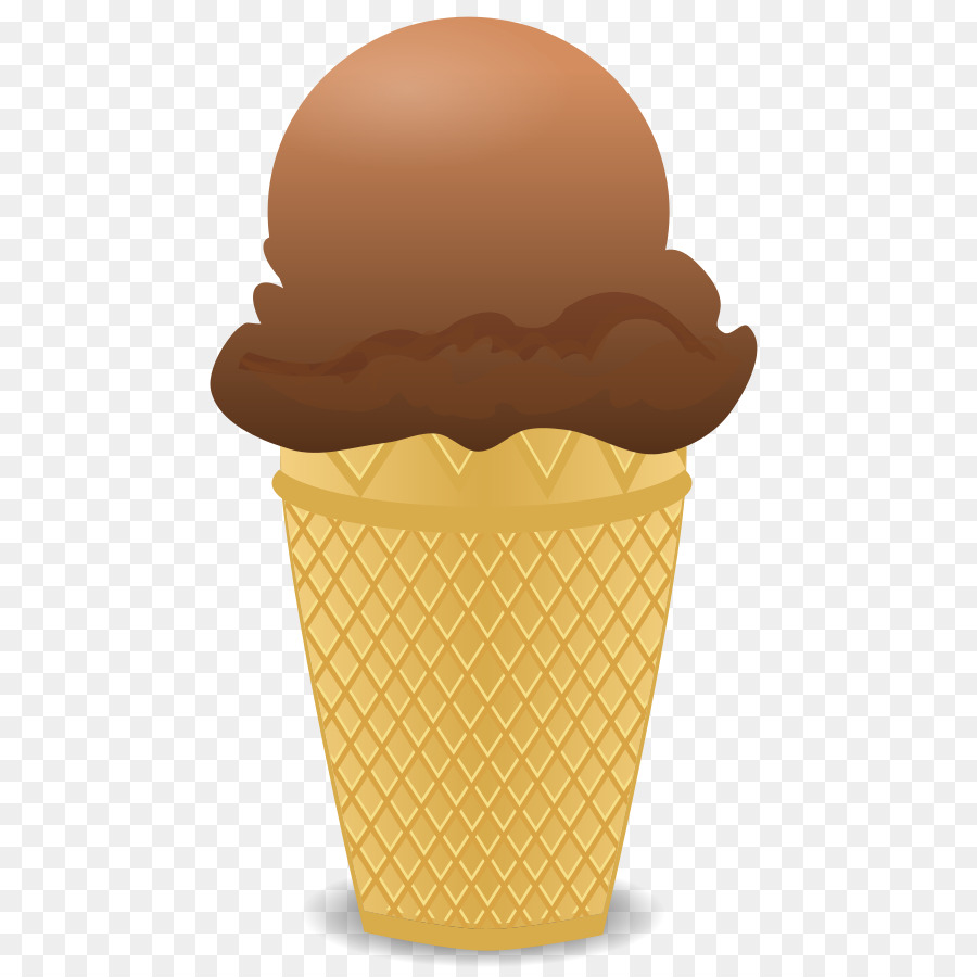 Ice cream cone Chocolate ice cream Clip art - Brown Cliparts png download - 524*900 - Free Transparent Ice Cream png Download.