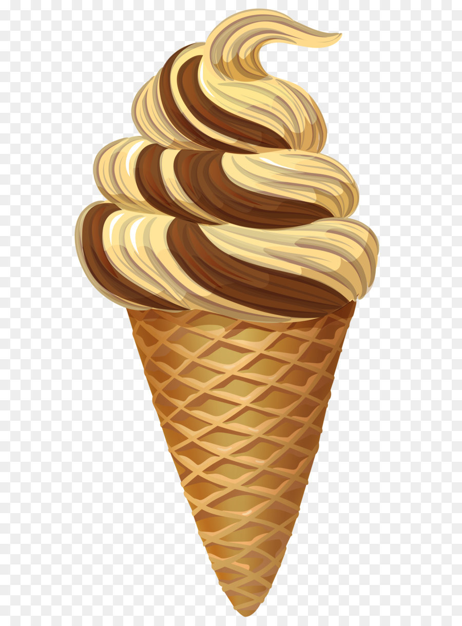 Ice cream cone Chocolate - Transparent Caramel Ice Cream Cone Picture png download - 1856*3459 - Free Transparent Ice Cream png Download.