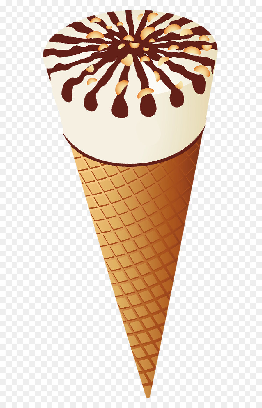 Ice cream cone Chocolate ice cream Clip art - Transparent Ice Cream Cone PNG Clipart png download - 635*1382 - Free Transparent Ice Cream png Download.