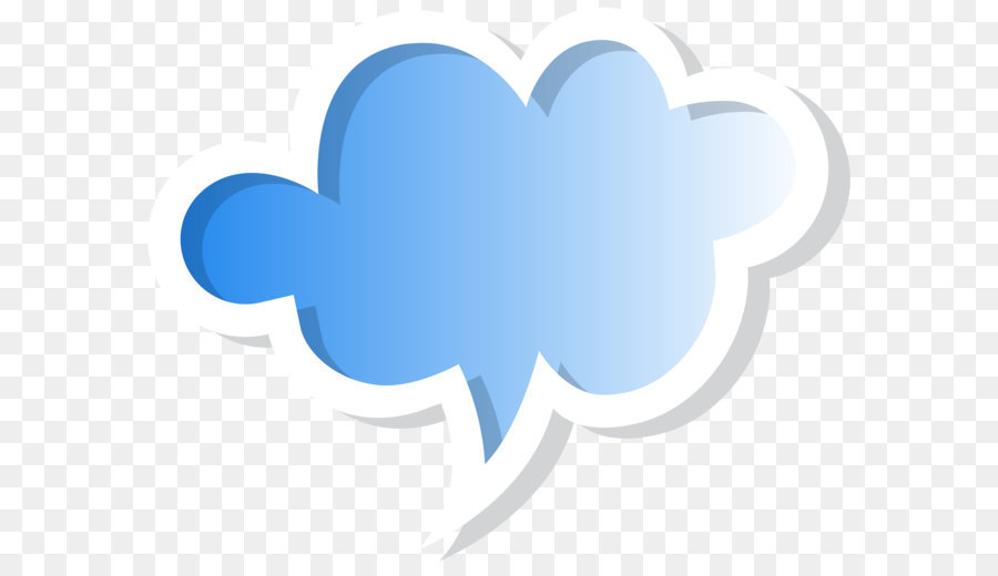 Speech balloon Clip art - Speech Bubble Cloud Blue PNG Clip Art Image png download - 6227*4913 - Free Transparent  png Download.