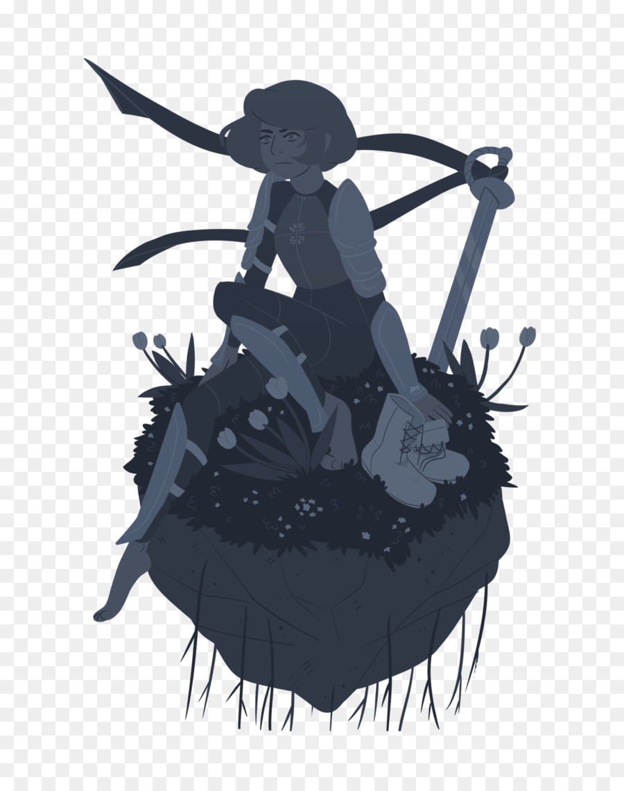 Silhouette Character Fiction - floating island png download - 707*1131 - Free Transparent Silhouette png Download.
