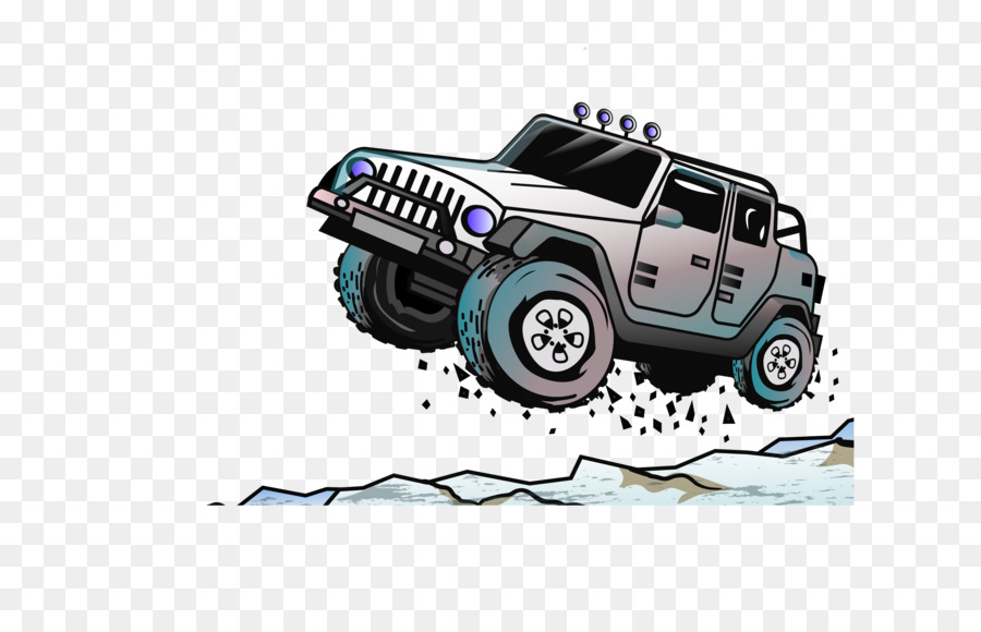 Jeep Car Euclidean vector Off-road vehicle - Jumping jeep png download - 3039*1955 - Free Transparent Jeep png Download.
