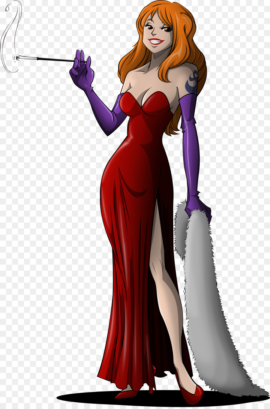 Jessica Rabbit Nami Roger Rabbit Monkey D. Luffy Drawing - be mine png download - 900*1354 - Free Transparent  png Download.