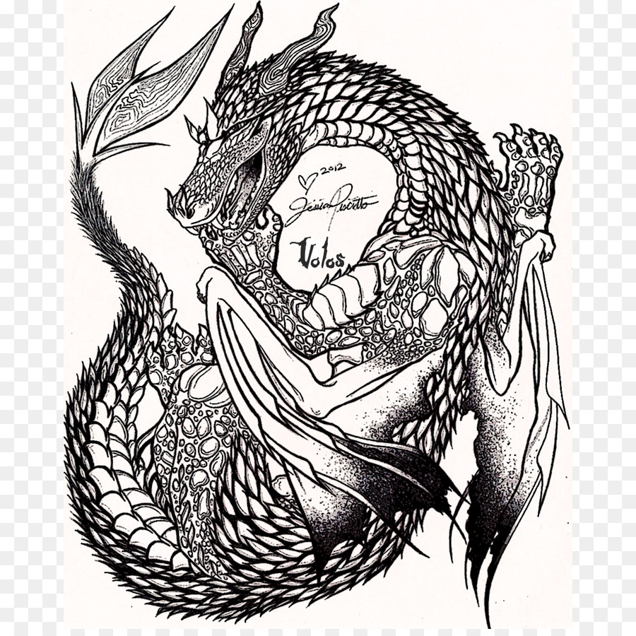 Visual arts Dragon Stippling Illustration - Jesus Carrying The Cross Tattoo png download - 720*890 - Free Transparent  png Download.