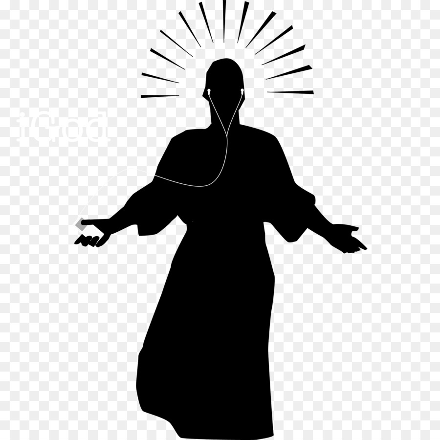 Silhouette Resurrection of Jesus Christianity Icon - God png download - 2000*2000 - Free Transparent Silhouette png Download.