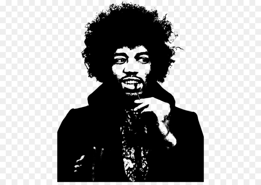 Jimi Hendrix Black and white Drawing Bear - Jimi hendrix png download - 630*630 - Free Transparent  png Download.