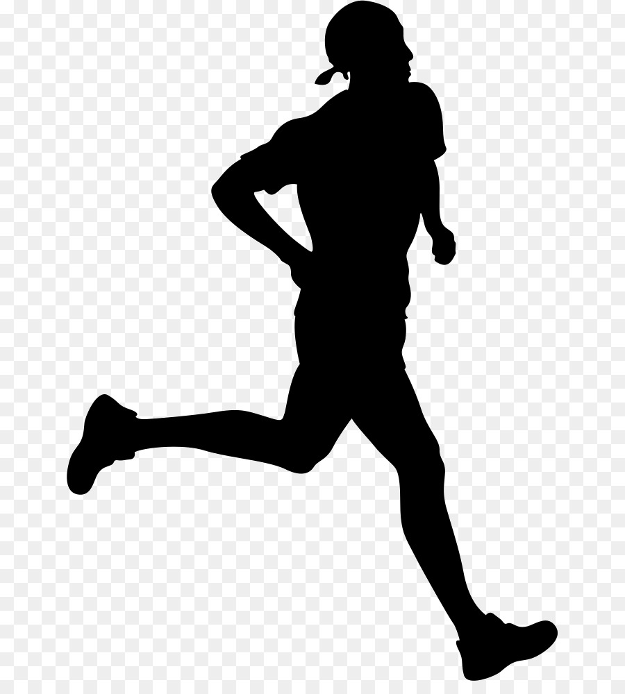Running Silhouette Clip art - Silhouette png download - 708*981 - Free Transparent Running png Download.
