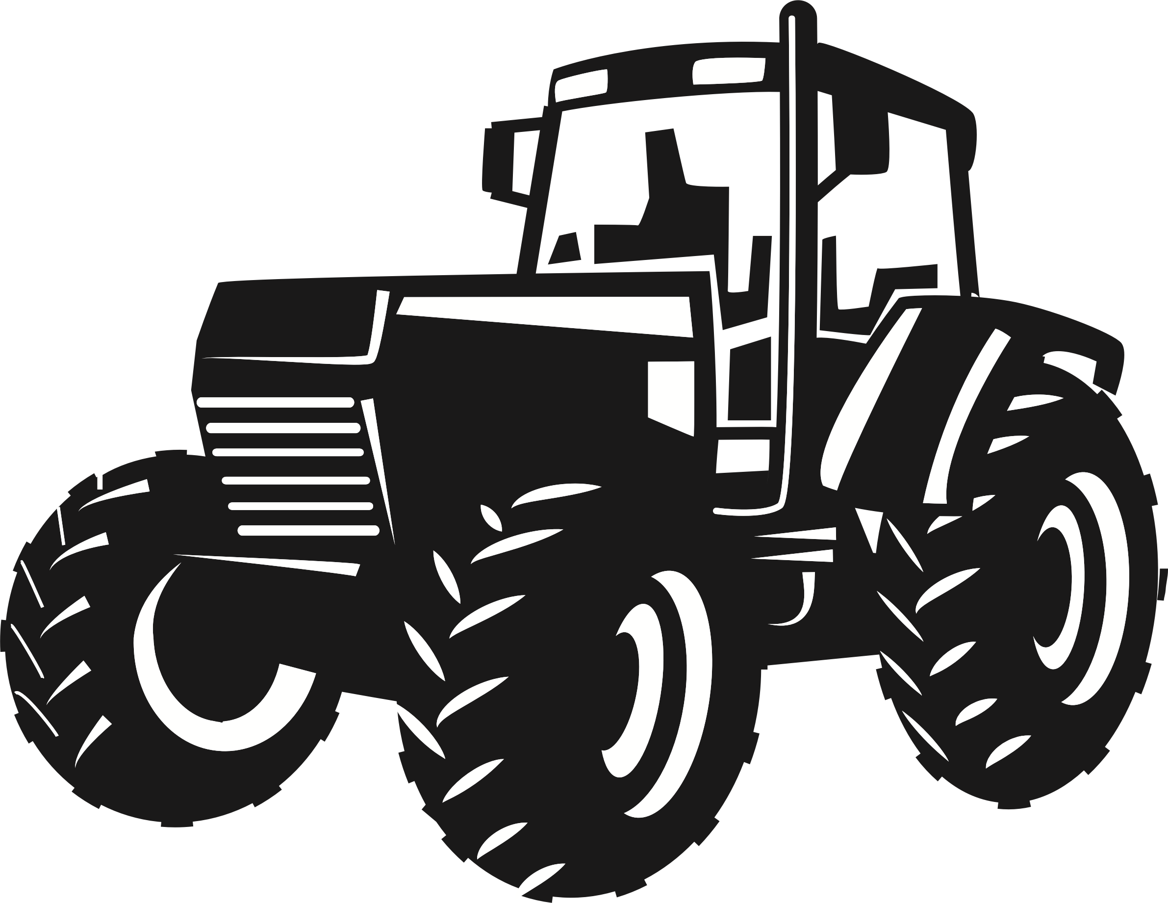 Transparent Tractor Silhouette Png Traktor John Deere Clipart Png ...