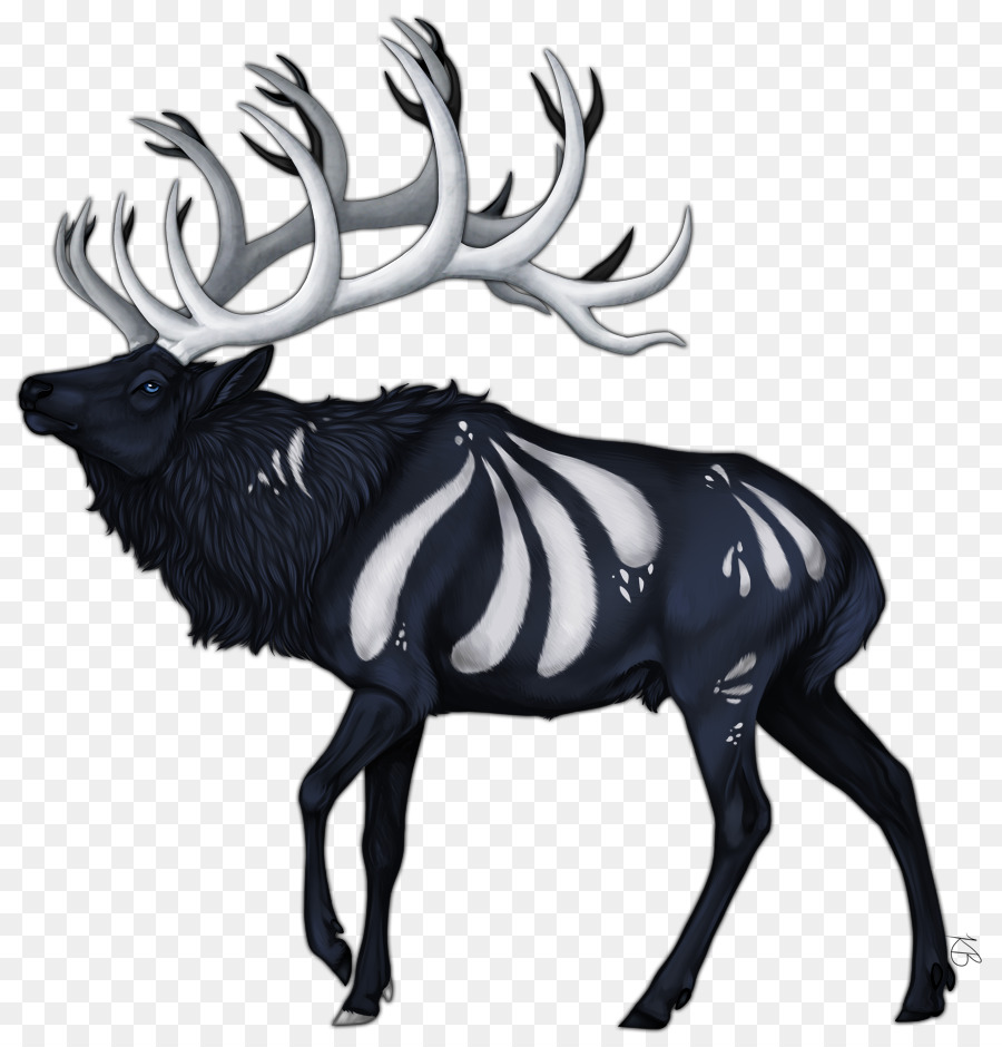 Reindeer Elk Antler White Wildlife - Reindeer png download - 900*936 - Free Transparent Reindeer png Download.