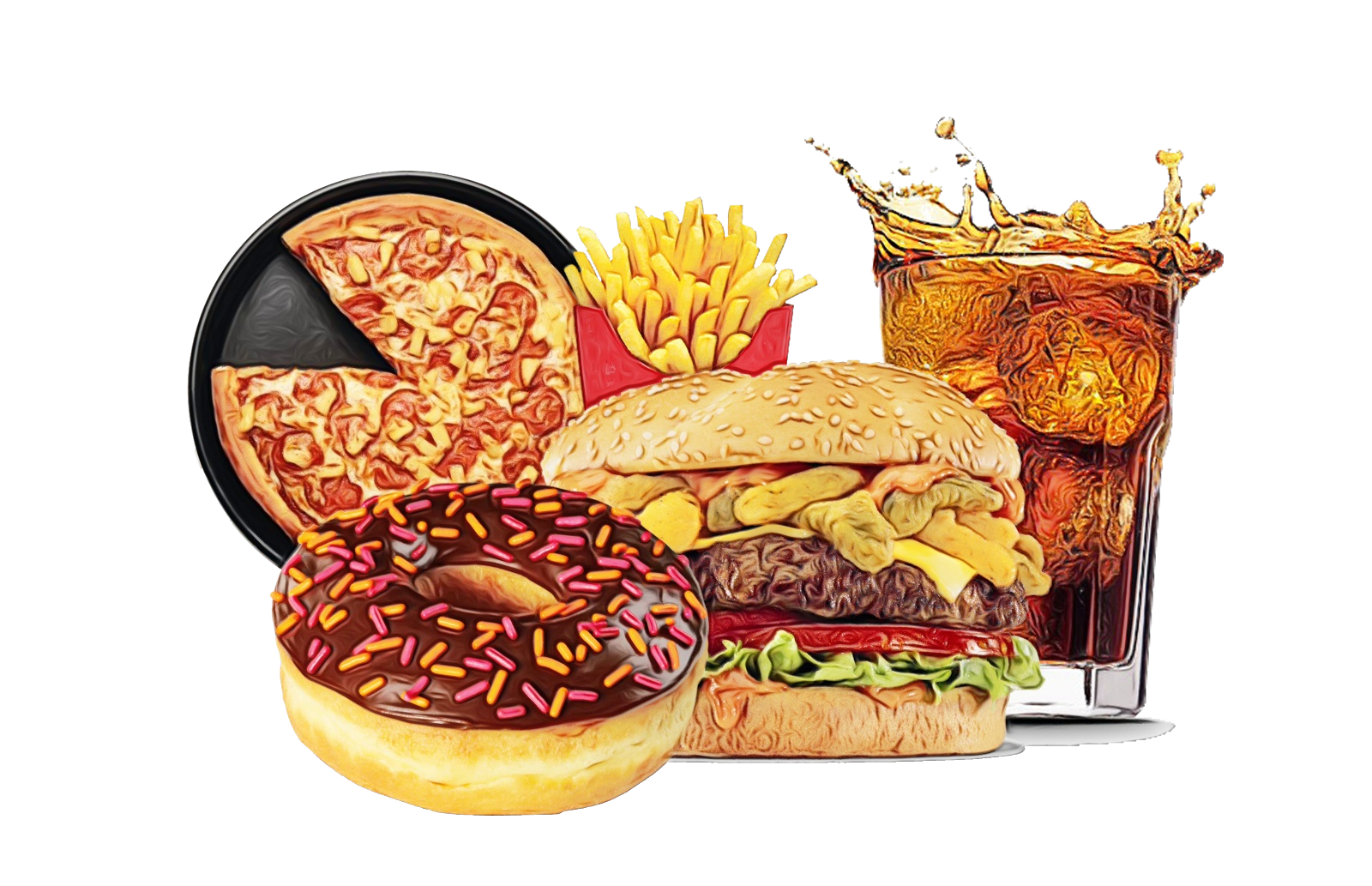 Junk Food Background