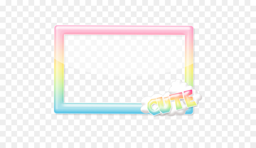 Picture Frames Rectangle - kawaii png download - 1024*576 - Free Transparent Picture Frames png Download.