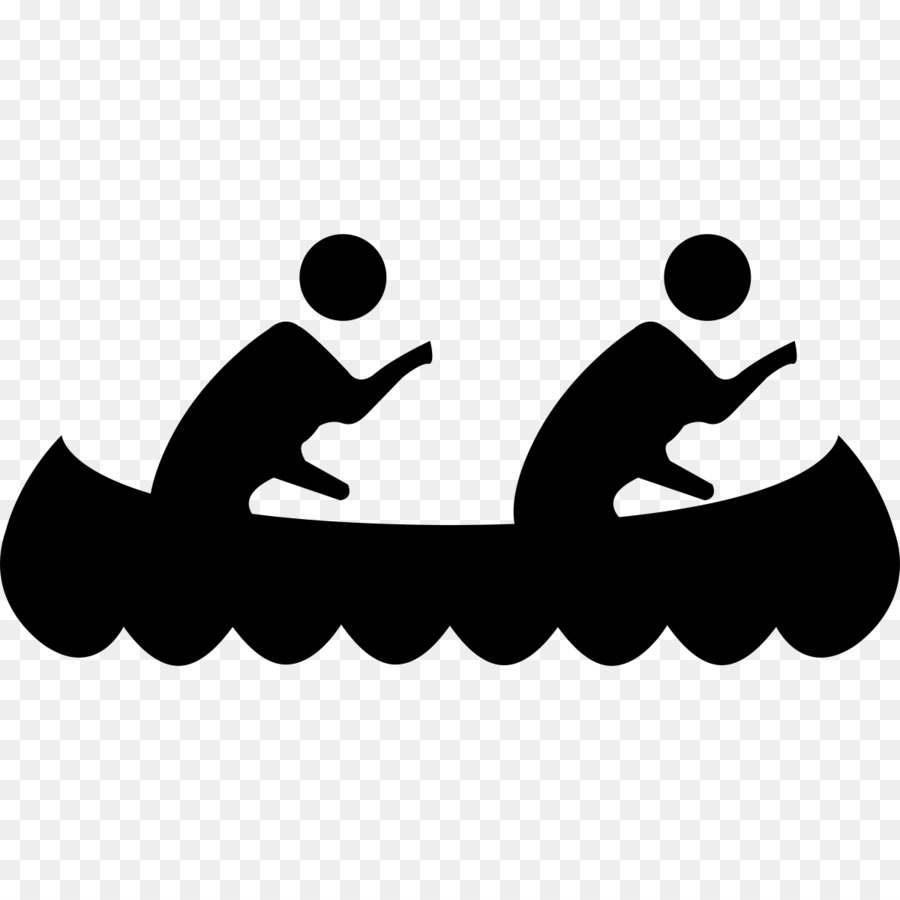 Silhouette Kayaking Canoeing - Kayaking silhouette png download - 803* ...