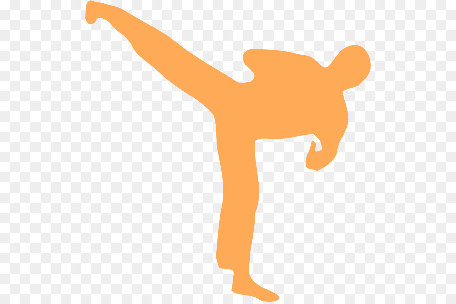 Kickboxing Silhouette Clip art - karate png download - 564*596 - Free Transparent Kickboxing png Download.