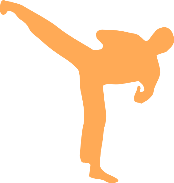 Kickboxing Silhouette Clip art - karate png download - 564*596 - Free ...